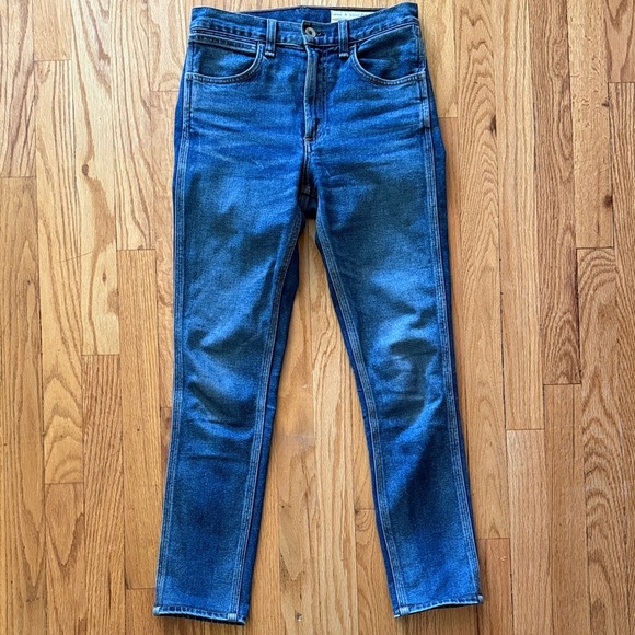 rag & bones 24 Lou High Waisted Skinny Jean  in Northwood Blue - Picture 2 of 10